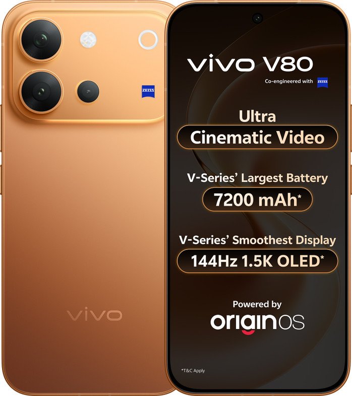 vivo V80 (Sunrise Anthem, 512 GB) (8 GB RAM)